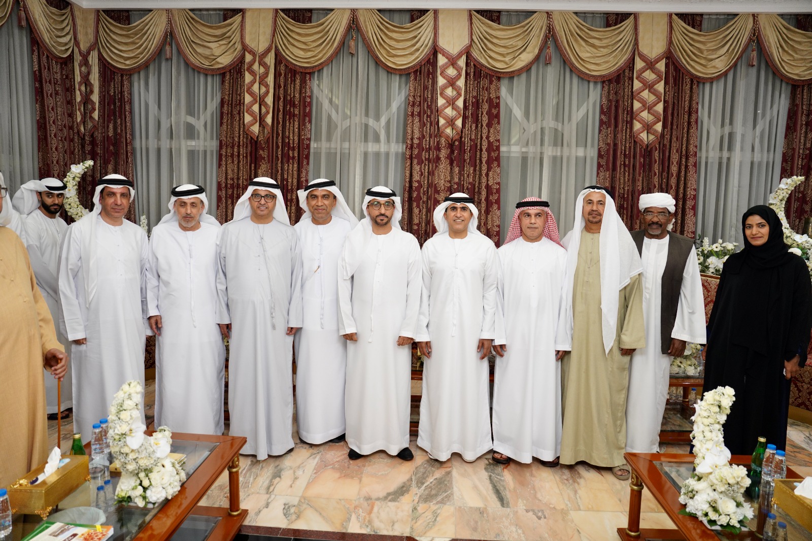 مجلس سالم بن سلطان القاسمي برأس الخيمة يستضيف أمسية رمضانية نظمتها جمعية الصحفيين الإماراتية